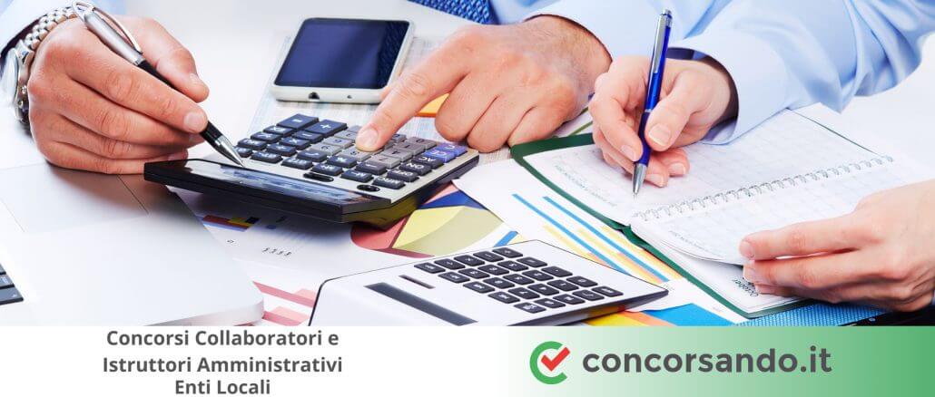 Concorsi Collaboratori e Istruttori Amministrativi Enti Locali Concorsi Collaboratori e Istruttori Amministrativi Enti Locali