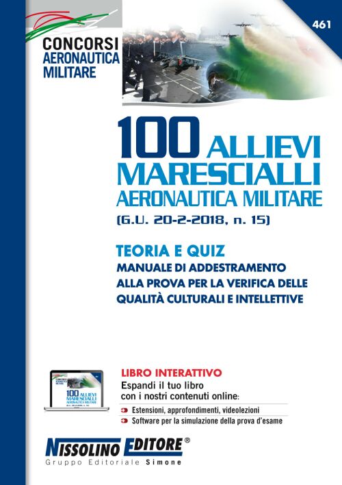 Manuale Concorso Allievi Marescialli Aeronautica Militare – Teoria e Quiz