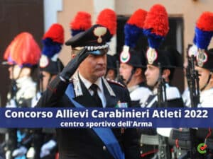 13 atleti arma dei carabinieri concorso