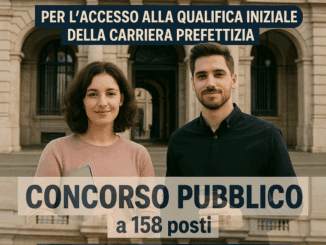 158 posti per l’accesso alla qualifica iniziale