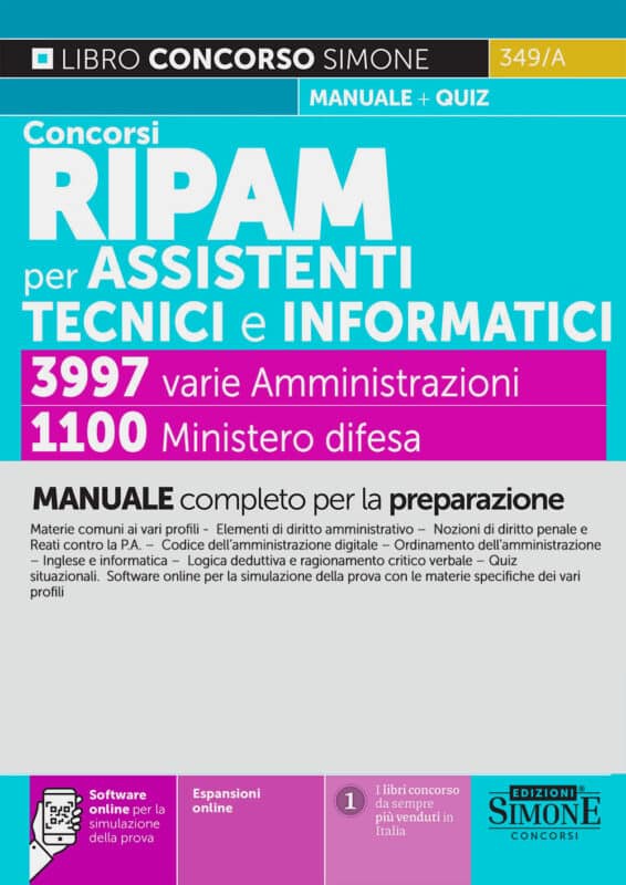 Manuale Concorso Ripam Unico 2026  per Assistenti Tecnici e Informatici