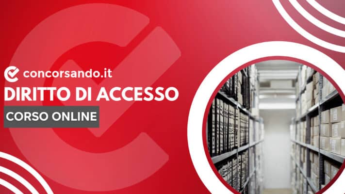 Corso Online Diritto di Accesso