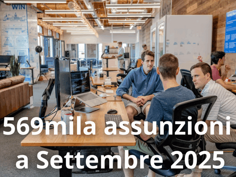 569mila assunzioni a Settembre 2025 Analisi dei dati forniti da Excelsior Unioncamere