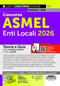 Manuale Concorso ASMEL 2026 Edizioni Simone