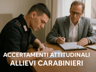 Accertamenti Attitudinali Allievi Carabinieri
