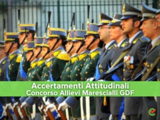 Accertamenti Attitudinali Concorso Allievi Marescialli GDF