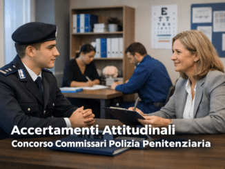 Accertamenti Attitudinali Concorso Commissari Polizia Penitenziaria