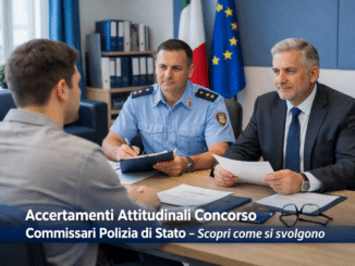 Accertamenti Attitudinali Concorso Commissari Polizia di Stato
