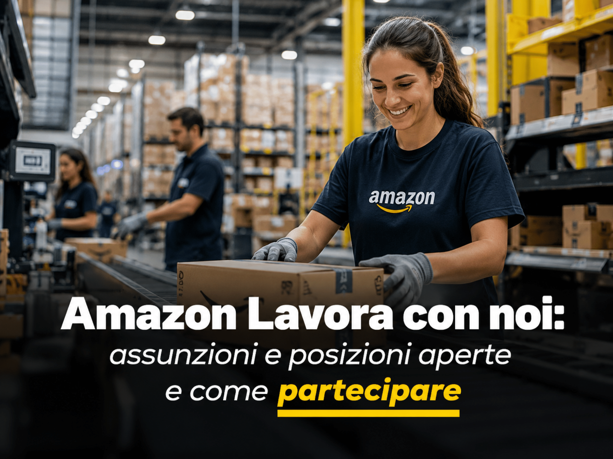 Amazon Lavora con noi – Assunzioni e Posizioni Aperte