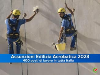 Assunzioni Edilizia Acrobatica 2023
