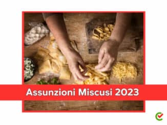 Assunzioni Miscusi 2023