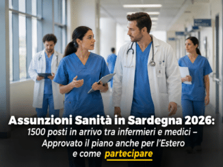 Assunzioni Sanità in Sardegna 2026 1500 posti