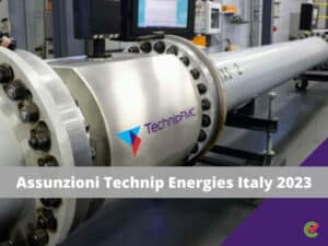 Assunzioni Technip Energies Italy 2023