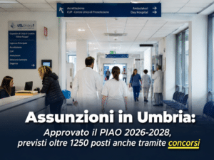 Assunzioni in Umbria Approvato il PIAO Sanità