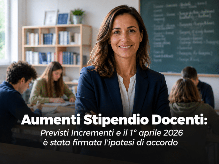 Aumenti Stipendio Docenti - Previsti Incrementi