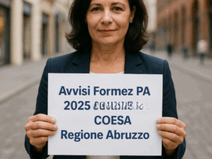 Avvisi Formez PA 2025 per il Progetto COESA Regione Abruzzo – Collaborazioni a Pescara con compensi fino a 43.800 euro (1)
