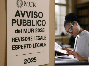 Avviso pubblico del MUR 2025 Revisore e Esperto legale 2025 incarichi