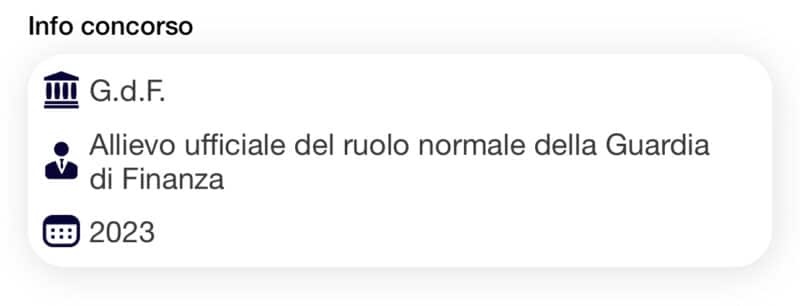 Banca Dati Concorso Allievi Ufficiali GDF