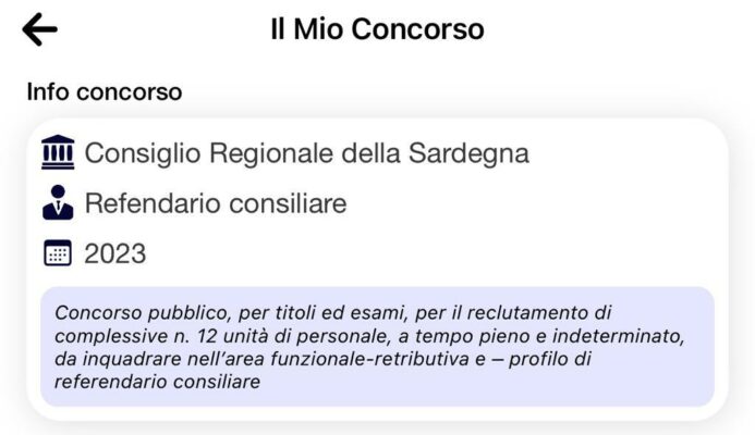 Banca Dati Consiglio Regionale Sardegna 1
