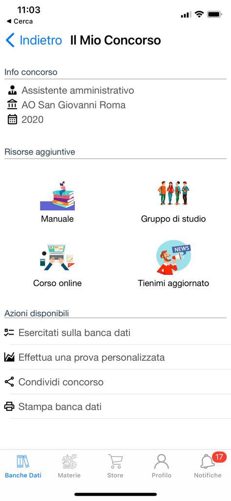 Banca dati Concorso Assistenti Amministrativi AO San Giovanni Roma