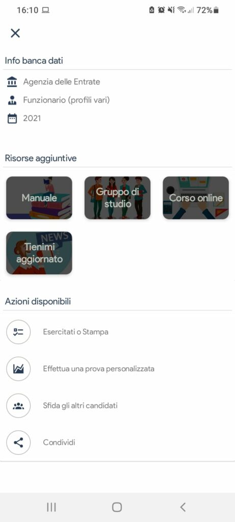Banca dati Concorso Funzionari Agenzia delle Entrate 2021