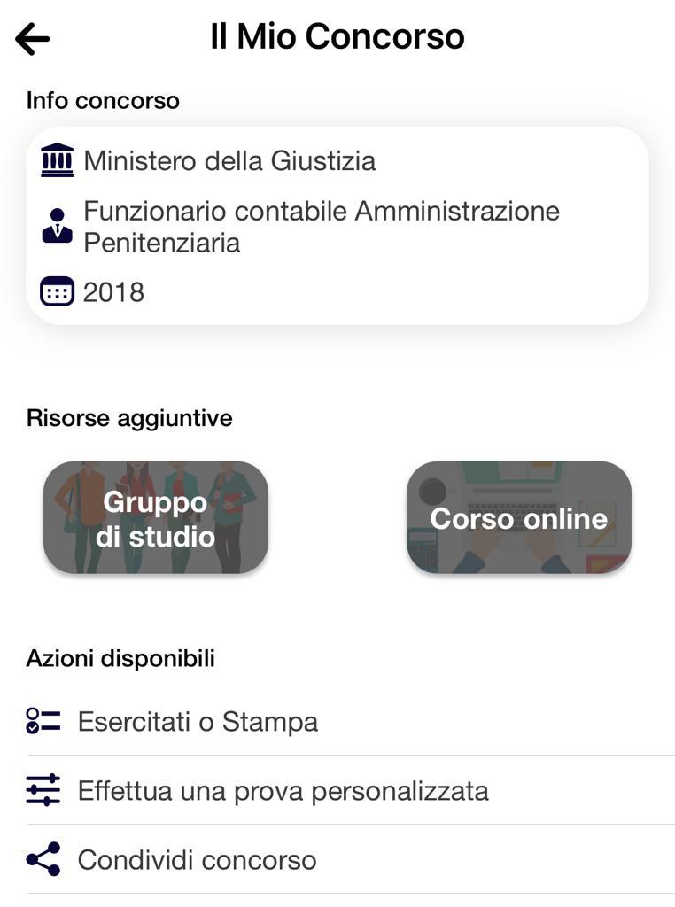 Banca dati Concorso Funzionari Contabili Ministero della Giustizia DAP
