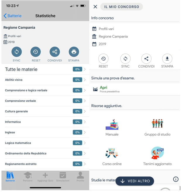 Banca dati Concorso Regione Campania 2019