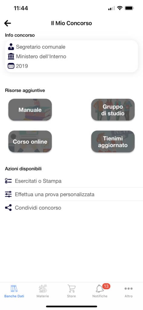 Banca dati Concorso Segretari Comunali
