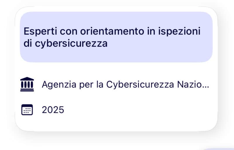 banca dati acn ispezioni cybersicurezza