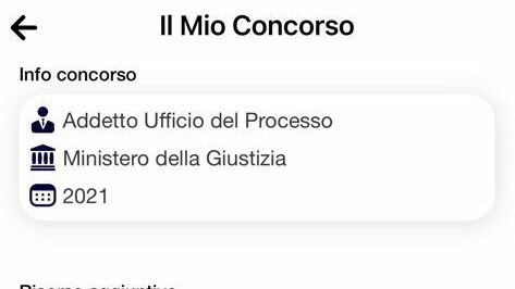 Banca dati concorso ufficio del processo