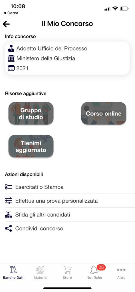 Banca dati concorso ufficio del processo