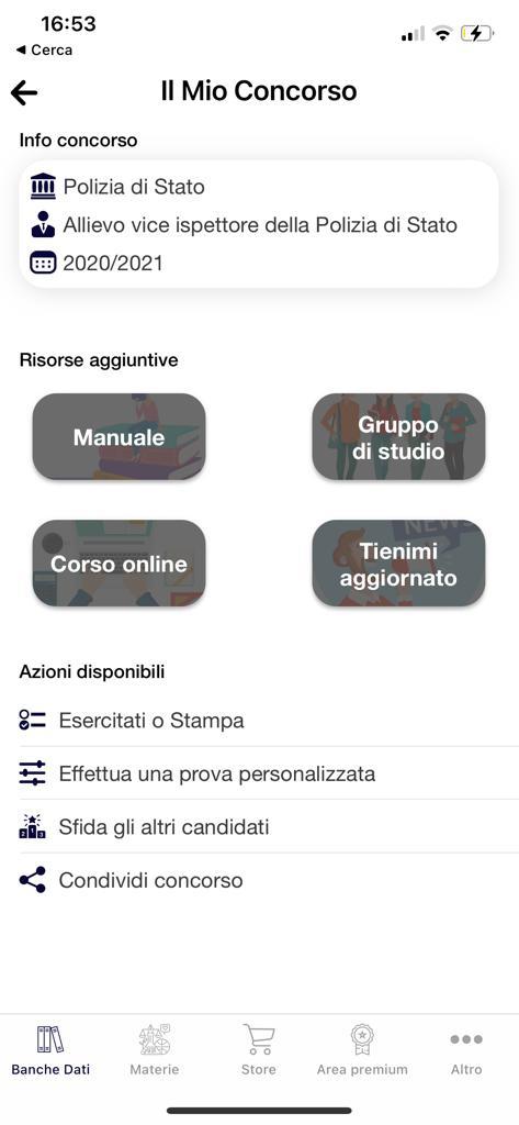 Banca dati concorso vice ispettori polizia di stato