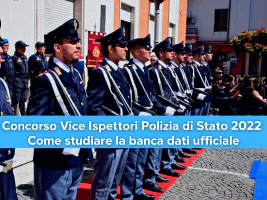 Quiz Concorso Polizia di Stato Allievo vice ispettore banca dati