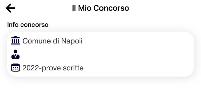 Banche dati Concorso Comune di Napoli