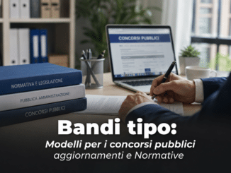 Bandi tipo - Modelli per i concorsi