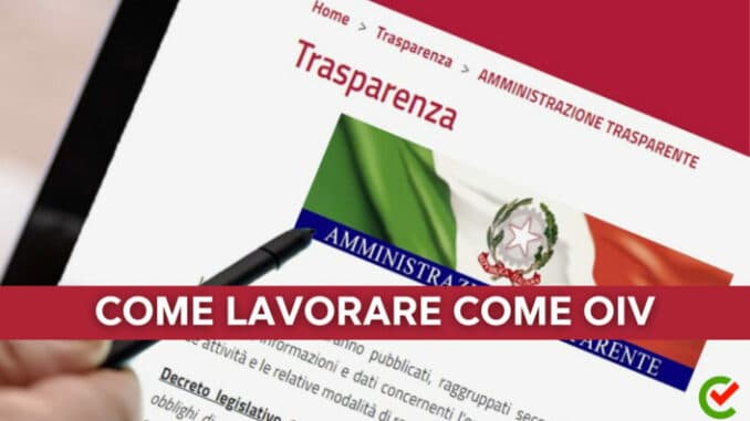 Organismo Indipendente di Valutazione – Come lavorare come OIV