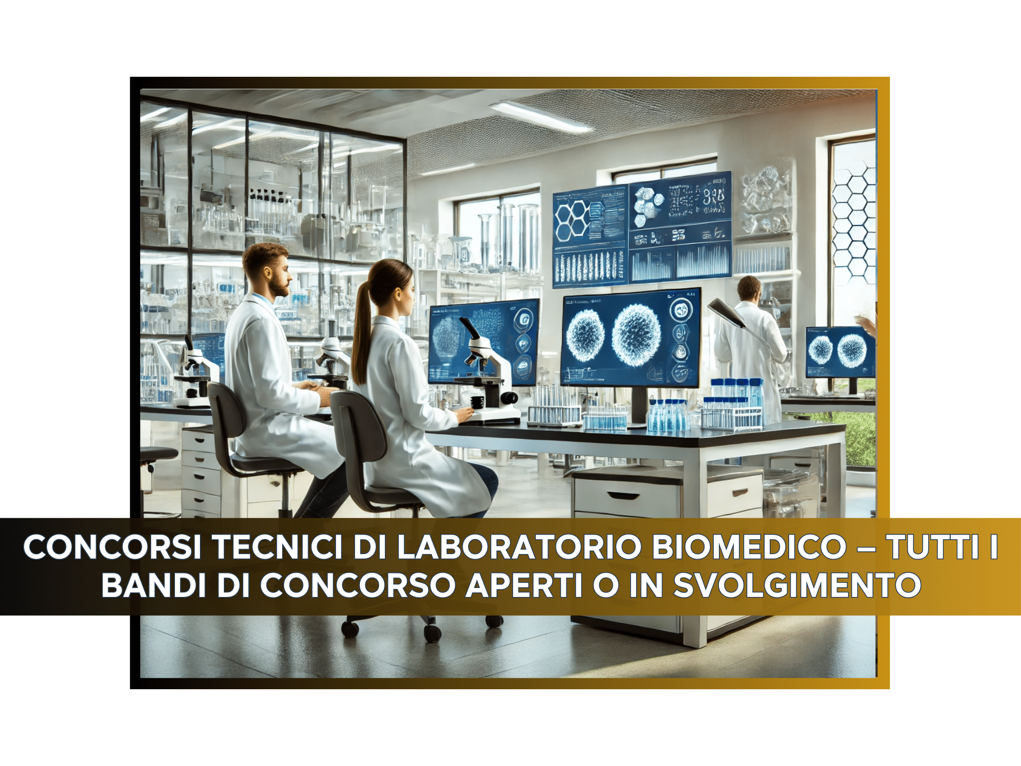 Concorsi Tecnici di Laboratorio Biomedico 2026 – Tutti i bandi di concorso aperti o in svolgimento