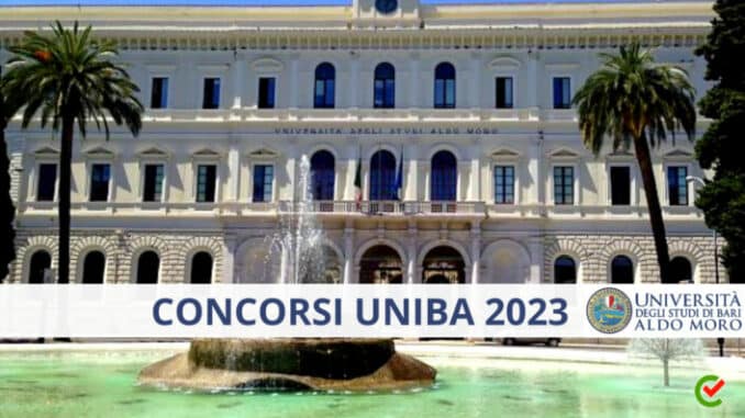 Concorsi UniBa 2023 - 14 posti con licenza media