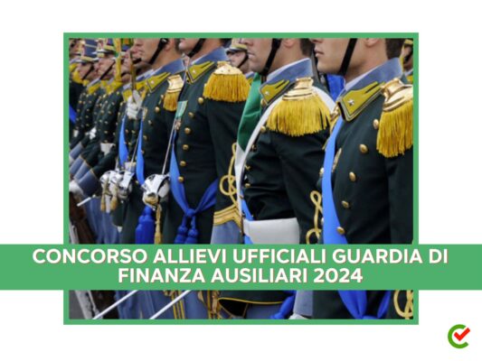 Concorso Allievi Guardia Di Finanza 2024