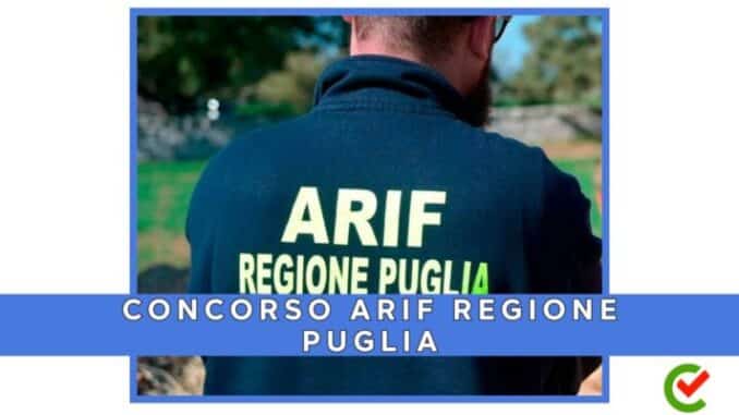 Concorso ARIF Puglia - 360 operai Aggiornamento delle graduatorie provvisorie