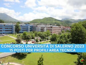 CONCORSO UNIVERSITÁ DI SALERNO 2023