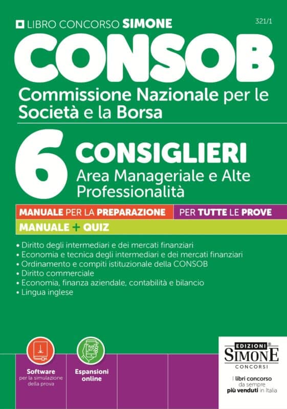 Manuale CONSOB – 6 Consiglieri Area Manageriale e Alte Professionalità