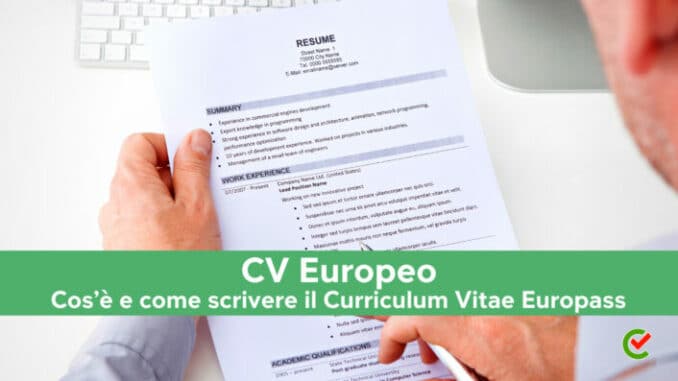 CV Europeo