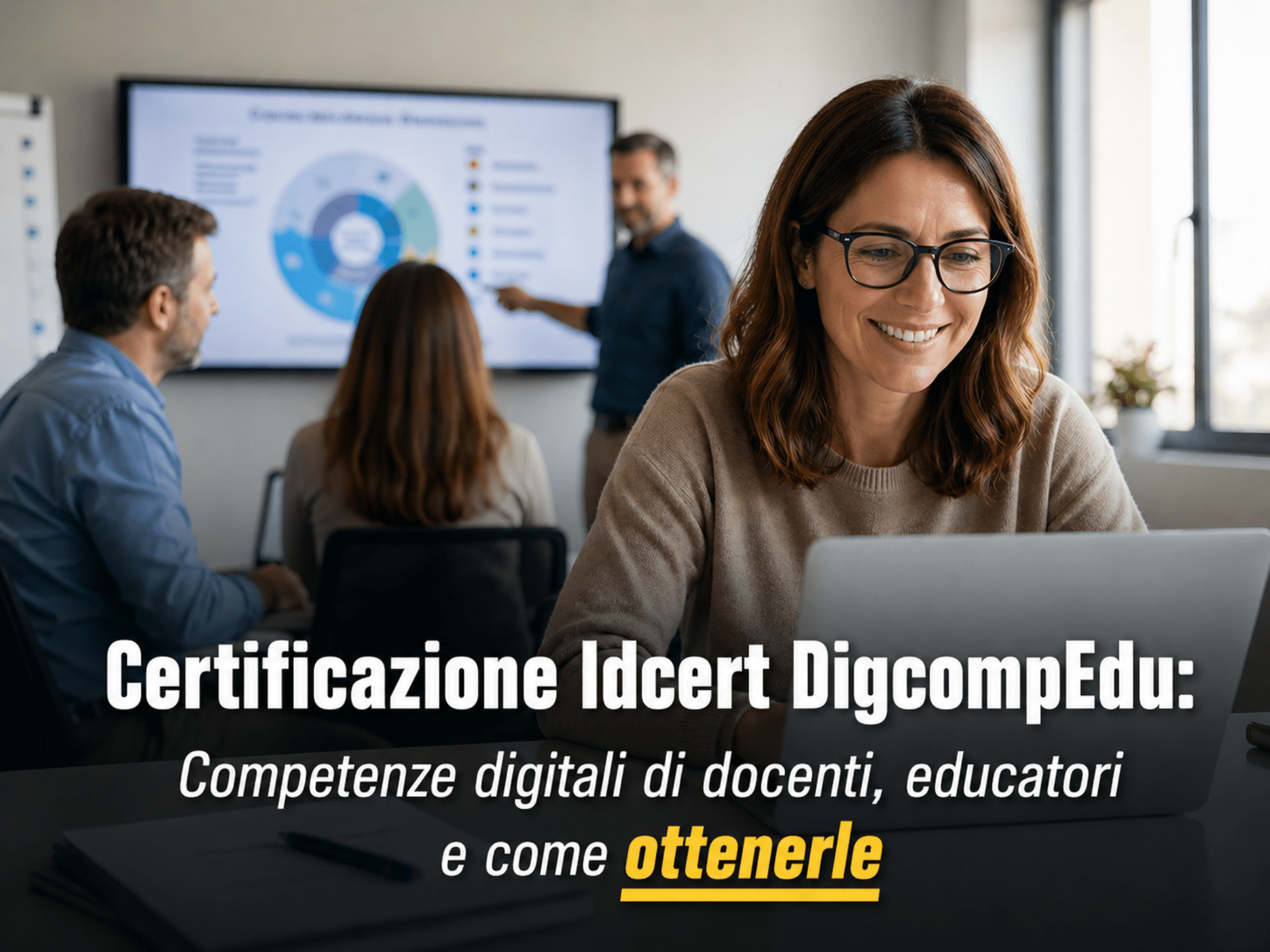 Certificazione Idcert DigcompEdu: Competenze digitali di docenti, educatori e formatori in base al framework europeo
