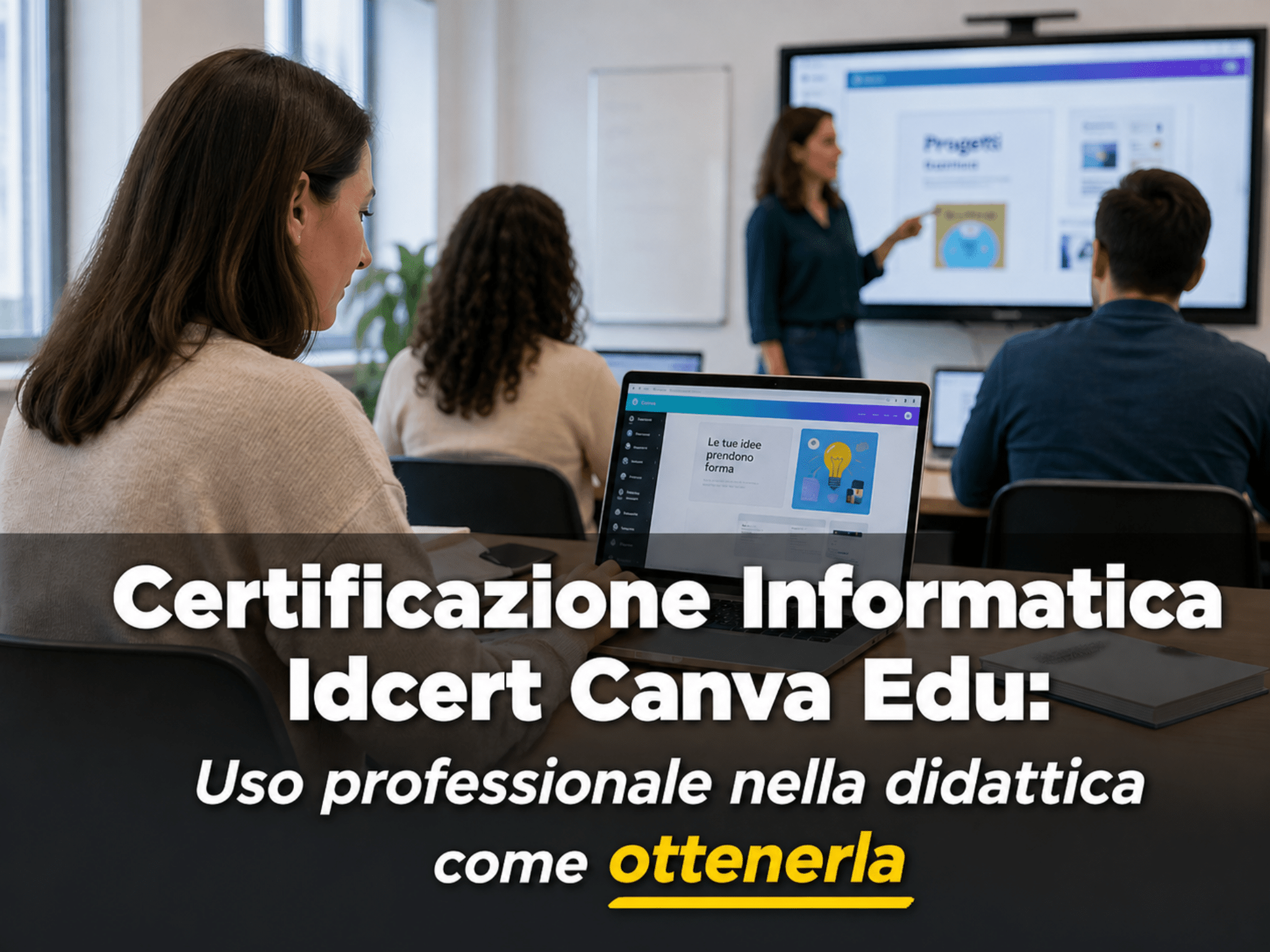 Certificazione Informatica IDCERT Canva Edu - Uso professionale nella didattica per insegnanti
