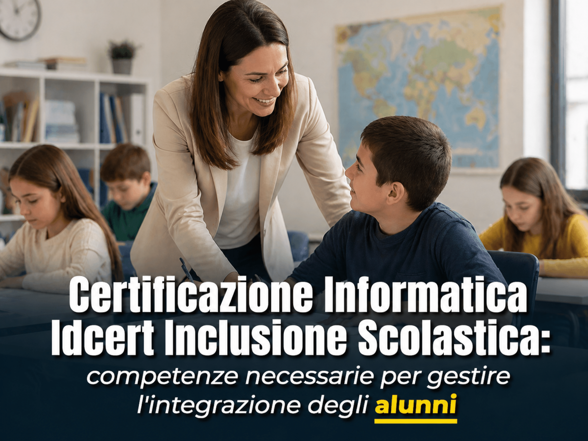 Certificazione Informatica IDCERT Inclusione Scolastica - Competenze per gestire l'integrazione degli alunni