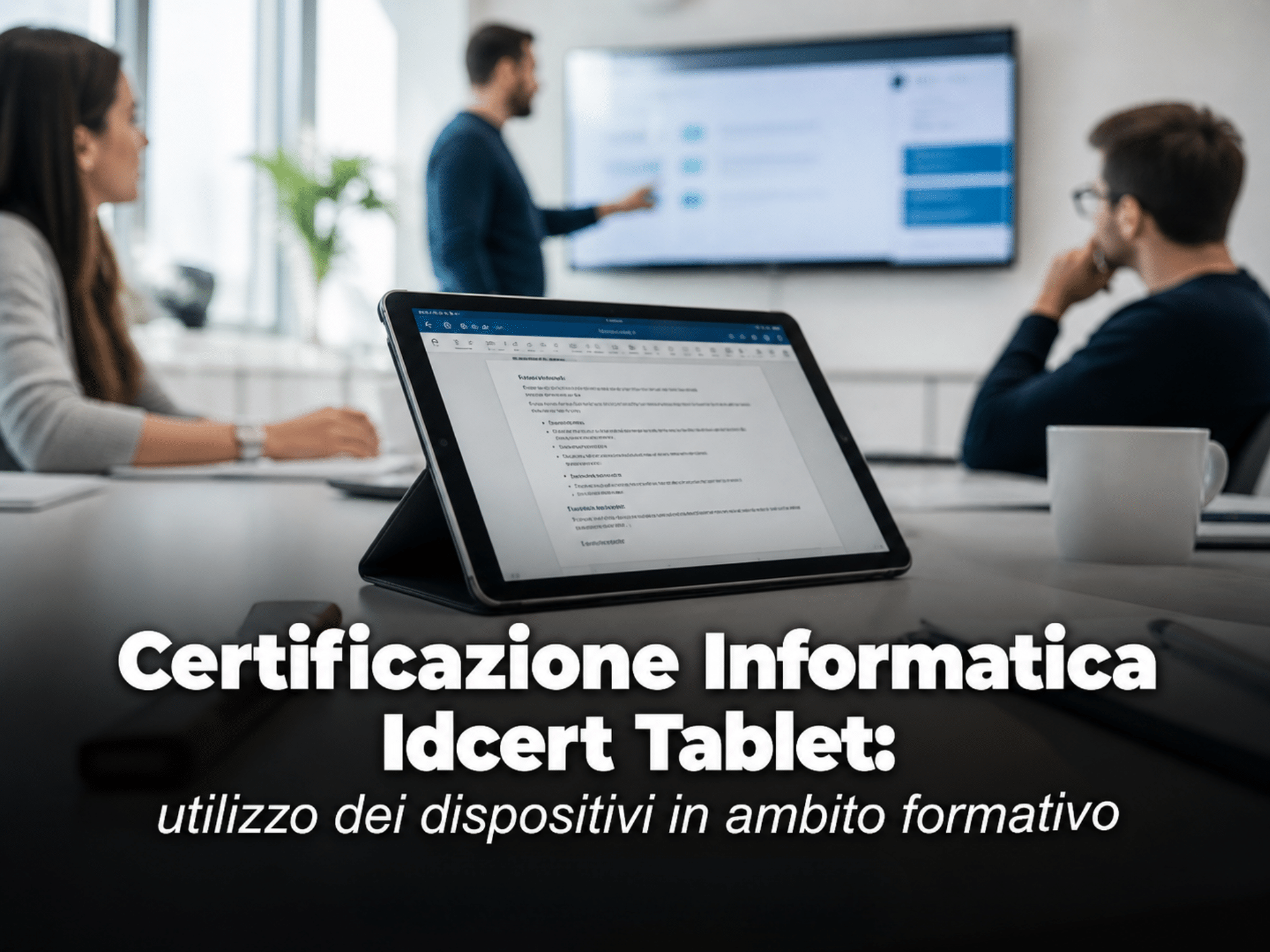 Certificazione Informatica IDCERT Tablet - Utilizzo dei dispositivi in ambito formativo e professionale