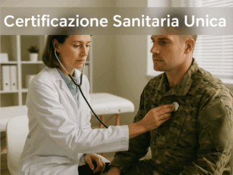 Certificazione Sanitaria Unica Concorsi Forze Armate