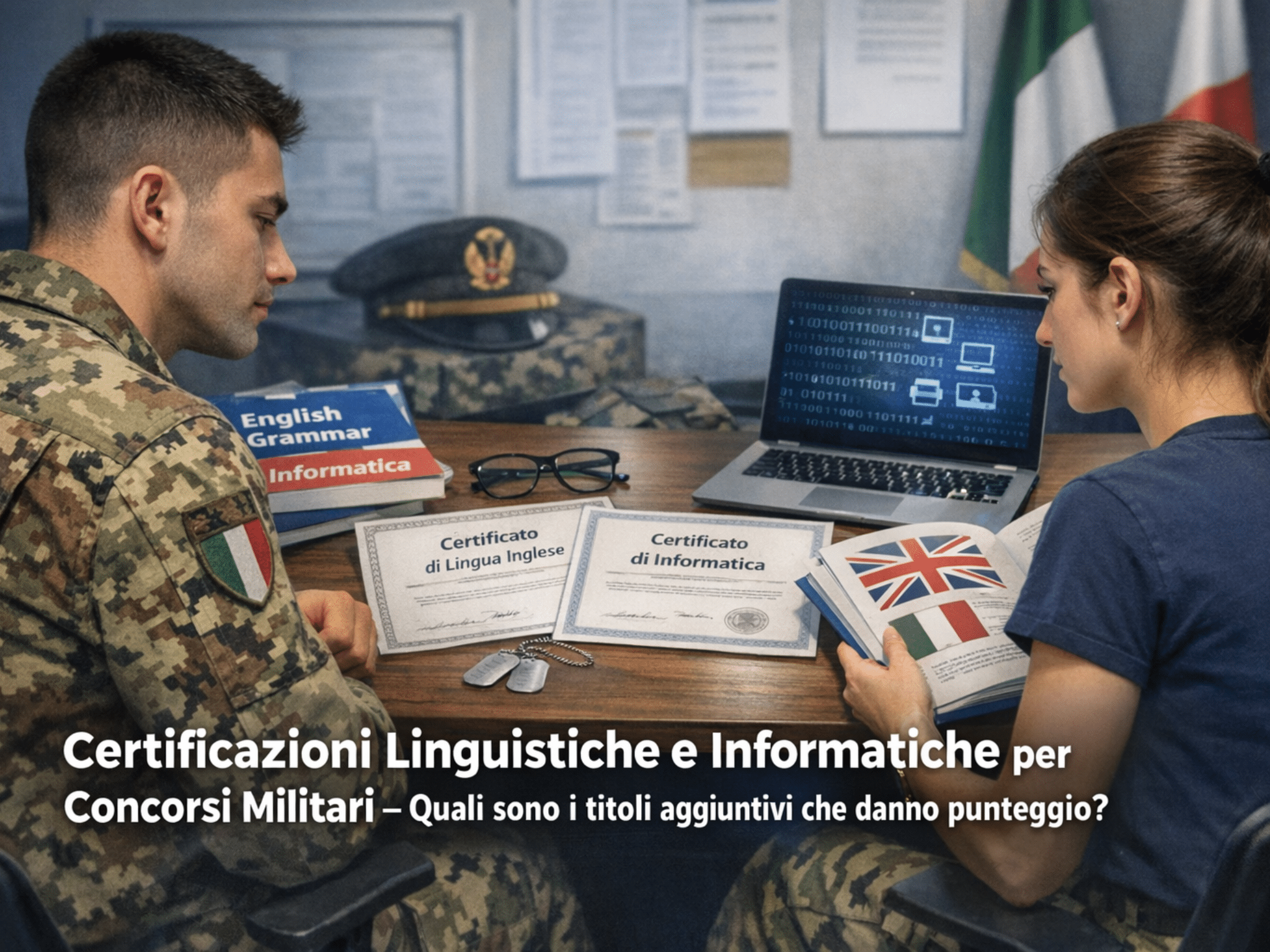 Certificazioni Linguistiche e Informatiche per Concorsi Militari - Quali sono i titoli aggiuntivi che danno punteggio