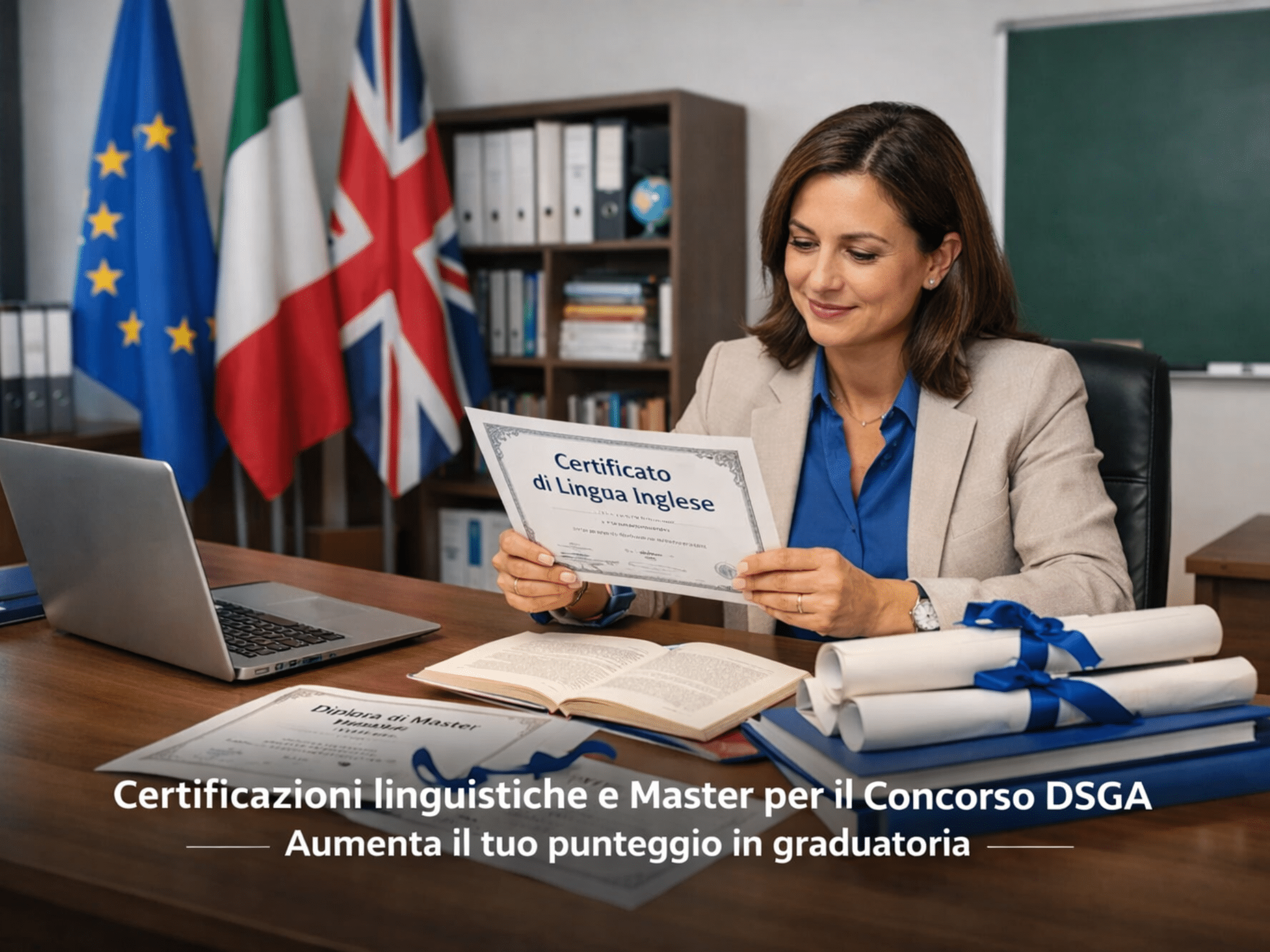 Certificazioni linguistiche e Master per il Concorso DSGA